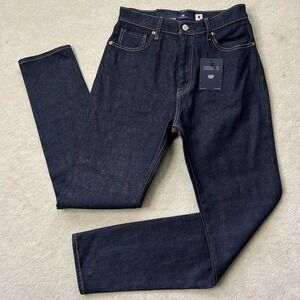 Levi's Japanese Selvedge High Rise Slim Jeans Womens 28x31 Indigo Raw Denim $248